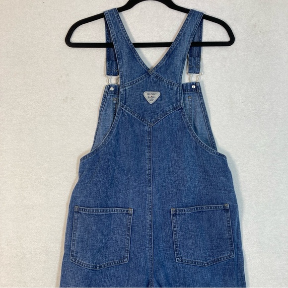 Old Navy Juniors Overalls The Best in Demin Classic Blue Jeans Size 16 Cotton - Picture 6 of 16